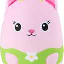 Gabbys Dollhouse Official Kitty Fairy Squishy Plush Toy, Cat Stuffed Animal, Squishy Toys for Ages 1 & Up, Pink/Green, 8