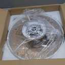 Ceiling Fans with Lights and Remote, 20" Modern Low Profile Ceiling Fan with Light, Stepless Color Temperature Change and 6 Speeds, Flush Mount Ceiling Fans for Bedroom, Kids Room.White