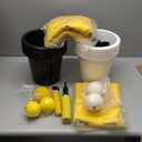 A11N Sports Bucket Toss Game Set  Outdoor Yard Pong Style Game with 12 Buckets & 6 Balls, Fun Lawn Game for Beach, Camping, Tailgating, Backyard, Family & Adult Parties