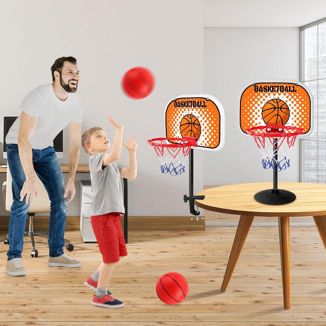 Toddler Basketball Hoop Indoor, Basketball Hoop for Kids Mini Kids Basketball Hoops for Outdoor Indoor Basketball Goal for Sport Toys Christmas Birthday Gift