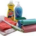 Dorm Room All Inclusive Kitchen Cleaning Kit comes with Dish soap, Sponges, Soap Hand Wash & More