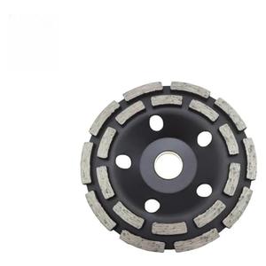100/125/150/180/230mm Double Row Diamond Segment Grinding Wheel Cup Disc Grinder Concrete Granite Stone Cut .sw