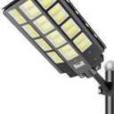 loyoele 9000W Solar Street Lights Outdoor 240000 Lumens Solar Flood Light with Remote Control & Motion Sensor, Waterproof IP66 Dusk to Dawn Solar Power Lights for Garden,Yard, Path, Parking Lot