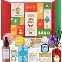 STRN Christmas Gift Box - 12 PACKS of Holiday Joy | Scented Wax Cubes, Scented Candle, Fragrance Sachets & More | Christmas Decoration Home Holiday Decor