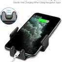 Miracase Phone Holders for Your Car with Metal Hook Clip, Air Vent Cell Phone Car Mount, Hands Free Universal Automobile Cradle Fit for iPhone Android and All Smartphones, Classic Black