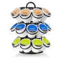 K Cup Holder, Coffee Pod Holder for Keurig, Coffee Pod Storage Organizer for K-cups, Compatible with Keurig Pods and Dolce Gusto, Holds 27 Pods, 360-Degrees Rotating -Black