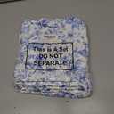 Chinoiserie Printed Sofa Cover Stretch Couch Cover with Throw Pillow Case Blue White Floral Sofa Slipcover for Living Room Decoration(2 Seat)