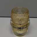 SisiHokai Small Battery Operated Lamp with Timer, Tiny Cordless Glass Table Lamp for Home Decor, Kitchen, Bathroom, Birthday Gift for Women, Mushroom, Amber