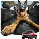 Rorhxia XL Dog Truck Seat Cover for Back Seat [2026 New Heavy-Duty & Foldable for Passenger Seat] Hard Bottom Dog Hammock, Waterproof Car Seat Protector, Universal for Full-Size Trucks & Large Dogs