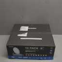 Ensenior 12 Pack 4 Inch LED Recessed Light, Dimmable, 3000K-5000K 3CCT, 750LM High Brightness, 9W 120V, 3 Pin, ERL-9X-ETL, Damp Rated, Ultra-Thin Canless Wafer Ceiling Light - ETL & FCC & IC