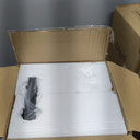 Dusk to Dawn Outdoor Wall Sconce Light, 20 Inch Tall Transitional Exterior Wall Lighting with Clear Glass, Anti-Rust Powder Coat Black Modern Outside Wall Lantern for Front Porch, DDRZ008M BK (Medium-1 Pack)