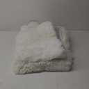 Super Soft FLUFFY Shaggy Rug Anti-Slip Carpet Mat Living Room Large Area Rugs Modern Floor Bedroom Extra Large Size Non Shedding (Cream, 91cm x 152cm)