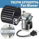 1 Pcs Replacement Fan Blower Assembly Compatible with Nutone Broan S97009796, 162-E/G/J/K/L/M and 164-E/G/J/K/L/M, 70 CFM 120V 0.9A Bathroom Exhaust Fan Motor Replacement