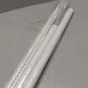 White Tension Curtain Rod 41-126 Inch Outdoor Curtain Rod No Drilling 1pcs