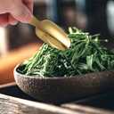 Operitacx Short Handle Dessert Spoon Stainless Steel Ice Cream Scoop Tea Coffee Sugar Spoon for Party Gathering and Everyday Use