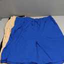 Real Essentials 3 Pack: Mens 9" Cotton Fleece Sweat Short  Casual Gym, Lounge & Sleep Shorts with Pockets (Large, Set 7)