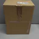 Christmas Wooden Advent Calendar Book with LEDs White & Gold Christmas Reindeer Countdown Holiday Gifts with 24 Drawers Adults Kids Home Decoration (White&Gold)