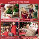 5 x Christmas Temporary Tattoos Stocking Stuffers for Kids Boys Girls- 240Pcs Sheets Bulk Christmas Decorations Fake Tattoo stickers, Kids Makeup Christmas Party Favors