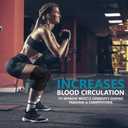 Bodyprox Knee Compression Sleeve for Men and Women (2 Pack), Knee Support Brace for Running and Work out (Medium)