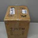 LMS Modern Pendant Lighting Gold Globe Pendant Light Fixture, Mid Century Chandelier One Light Hanging Fixture for Kitchen Island, Adjustable Indoor Lighting for Dinning Room Bedroom, LMS-187 (8" White Glass, 1 pack)