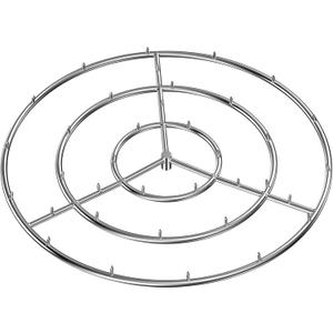 Skyflame 36-Inch Round Stainless Steel Fire Pit Jet Burner Ring - High Flame