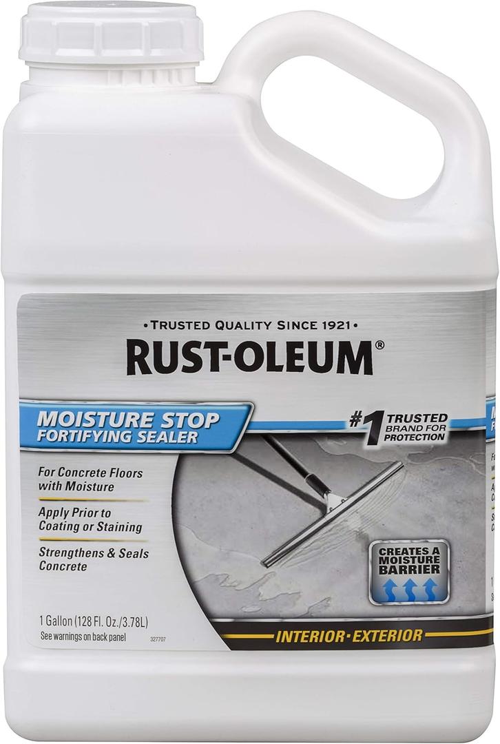 Rust-Oleum 301239 Concrete Moisture Stop Fortifying Sealer, Gallon