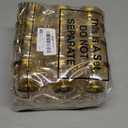 24 Pieces Plastic Mini Cake Stand with Dome Cover Chocolate Candy Cupcake Containers Dessert Display Plate with Dome Cover for Birthday Wedding Holiday Party Supplies (Gold, Transparent)