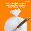 Coastwide Professional 12-16 Gallon Trash Bags, 24" x 33", High Density, 13 mic, Natural, 500 Bags/Box