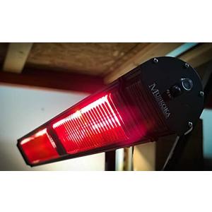 Commercial SunWave 3000 Watt Infrared Patio Heater Tungsten Ultra Quartz Low Glare with Remote control and 3 power levels, 11,028 BTU Max output By Muskoka Lifestyle Products USA Black Commercial SunWave 3000 Watt Infrared Patio Heater Tungsten Ultra Quartz Low Glare with Remote control and 3 power levels, 11,028 BTU Max output By Muskoka Lifestyle Products USA Black