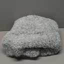 Yimobra Bathroom Rugs Non Slip Washable 36x24, Ultra Soft and Water Absorbent Bath Mats, Plush Fluffy Shower Mat Outside, Luxury Microfiber Thick Matts for Bathroom Floor/Tub, Sky Light Blue and White