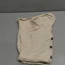 Womens Sleeveless Mini Romper Pocketed Casual V Neck Front Button Down Short Rompers, Lace-up Ruffle Shorts Jumpsuit
Size M