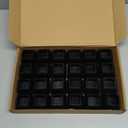 24 Pcs Extra Large Square Chair Leg Floor Protectors, Silicone Chair Leg Protectors for Hardwood Floors, High Elastic Chair Leg Caps, Protect Wooden Floors from Scratching (Fit: 1-2/5" - 1-4/5")