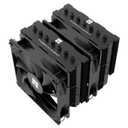 Thermalright Phantom Spirit 120 SE Black CPU Cooler,Dual TL-C12B V2 PWM Fans and Double Towers, 7 Heat Pipes Heatsink Cooler,for AM4/AM5&Intel LGA1851/1700/115X/1200, Computer CPU Cooling,Black