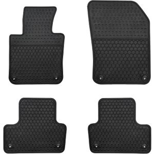 Car Floor Mats Custom Fit for Volvo XC60 2018-2026 (Not for Hybrid) T5 T6 Momentum Black Rubber Auto Liner Mats All Weather Protection Odorless