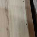 71" Farmhouse Kitchen Pantry Cabinet with Adjustable Shelves, Glass Door & Hidden Drawer, Arched Storage Cupboard for Dining Room (Natural)