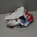 No Hook Christmas Shower Curtain with Snap in Fabric Liner Set, Red and White Poinsettias Berries Cardinals Holiday Double Layers Waterproof with See Through Top Window Bath Curtain 71x74 Inch