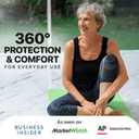 DR. BRACE ELITE Knee Brace For Knee Pain, Compression Knee Sleeve With Patella Pad For Maximum Knee Support And Fast Recovery For Men And Women-Please Check How To Measure Video (Mercury, Large)