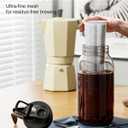 2-Pack Cold Brew Coffee Maker - 64oz Mason Jar Pitcher with Stainless Steel Filter, Spout Lid for Iced Coffee, Tea, Lemonade & Fruit Drinks