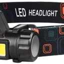 Top River Rechargeable LED Headlamp - Outdoor Camping Head Lamps with Adjustable Headband - Powered Bright Flashlight (1)