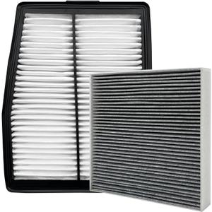 Cabin and Engine Air Filter Fits for Santa Fe Hybrid 2021-2025, Sonata Hybrid 2020-25, Tucson Hybrid 2022-25, Sorento Hybrid 2021-25, Sportage Hybrid 2023-25, Fits 97133L1000, 28113-L5100