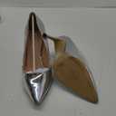 JOY IN LOVE Women's Pumps Shoes 3.5" High Heels Pointy Toe Stiletto Pumps (6, Silver Patent)