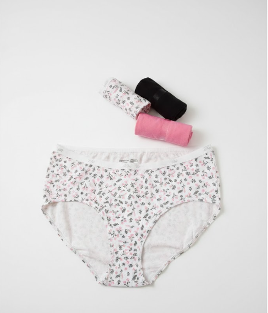 Hanes womens Ribbed Cotton Brief Underwear 6-pack