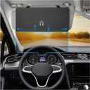 Polarized Car Sun Visor Extender, Upgraded Polarized Car Visor Extender Sun Blocker UV400, Universal Visor Extension for Sun Blocker, Adjustable Sun Visor, Glare, UV Protector