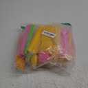 Neon Plastic Cutlery Set, 24 Guest Party Pack, Pink Orange Green Yellow, Multi-Purpose Party Supplies