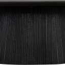 Everton 48 Black Mango Wood Oval Coffee Table  Modern Living Room Accent