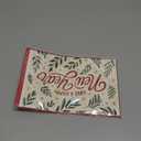 Have a Happy New Year Card Festive Pine Branch Design Rustic Botanical Holiday Greeting for Friends Family Coworkers Elegant Nature Inspired New Year 2026 Card 5.3''x8'' Folded with Envelope