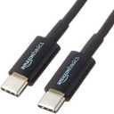 USB-C to USB-C 2.0 Fast Charging Cable, 480Mbps Speed, USB-IF Certified, for Apple iPhone 16/15, iPad, Samsung Galaxy, Tablets, Laptops, 3 Foot, Black
