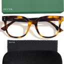 miyya Stylish Reading Glasses for Women, Cheaters Eyeglasses, Oversized Blue Light Readers, Fashion Eye Glasses (Tortoiseshell. +1.5)