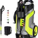 Electric Pressure Washer 5000PSI 4.0GPM Power Washers with M22-14mm Pressure Hose 33FT, Power Sprayers High Pressure with 1/4" QC Compatible Surface Cleaner for Home Cars Driveways, Green