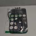 Metal K Cups Coffee Pod Holder, 19 Pods Holder Display,Coffee Bar Organizer for Home ,Kitchen,Office or Workspace, Black frosted Capsule Storage | Stylish Lettering Decor (Coffee Warms Soul)